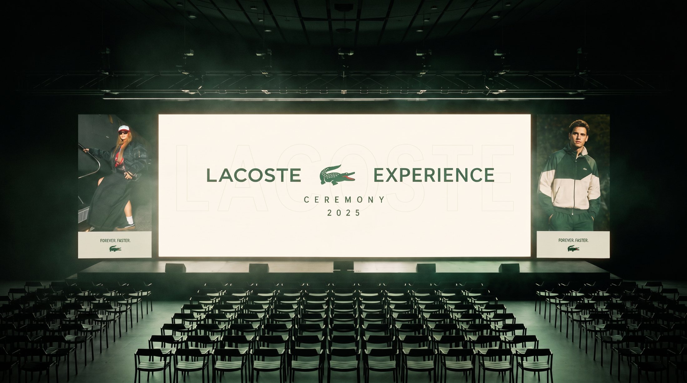 Lacoste Experience Ceremony 2025 — escenario
